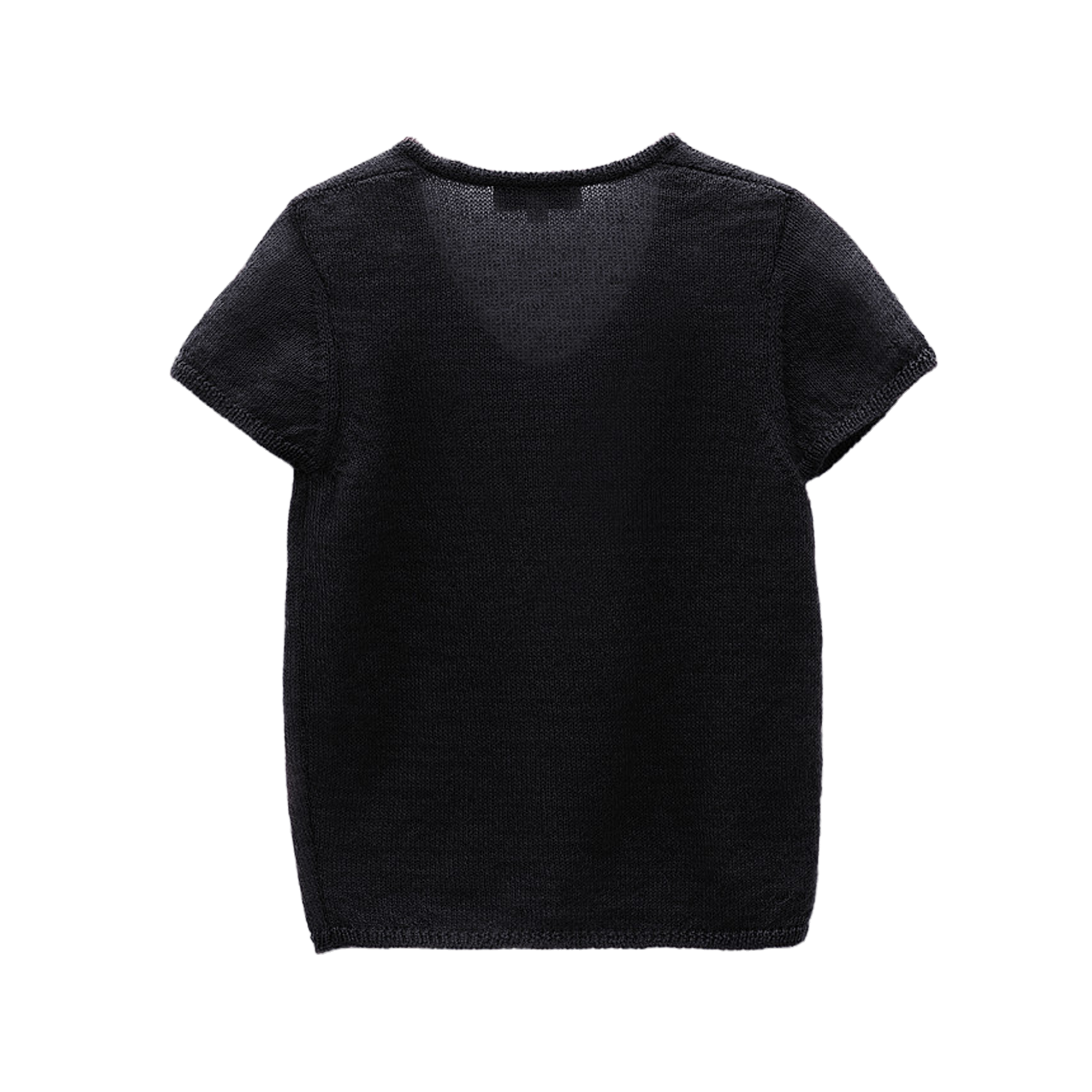 Low Classic Women's Short Sleeve Knit Top Black
