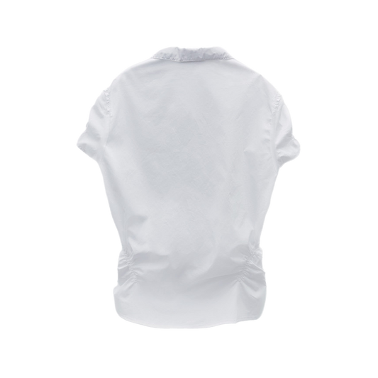 Low Classic Wrinkle Half Sleeve Shirt White