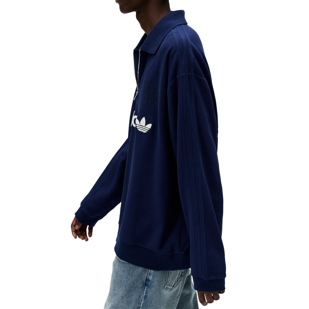 adidas x Song For The Mute ADI008 Long Sleeve Polo Night Indigo LD1916