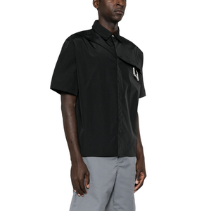 Heliot Emil S/S Nylon Shirt W. Carabiner Black