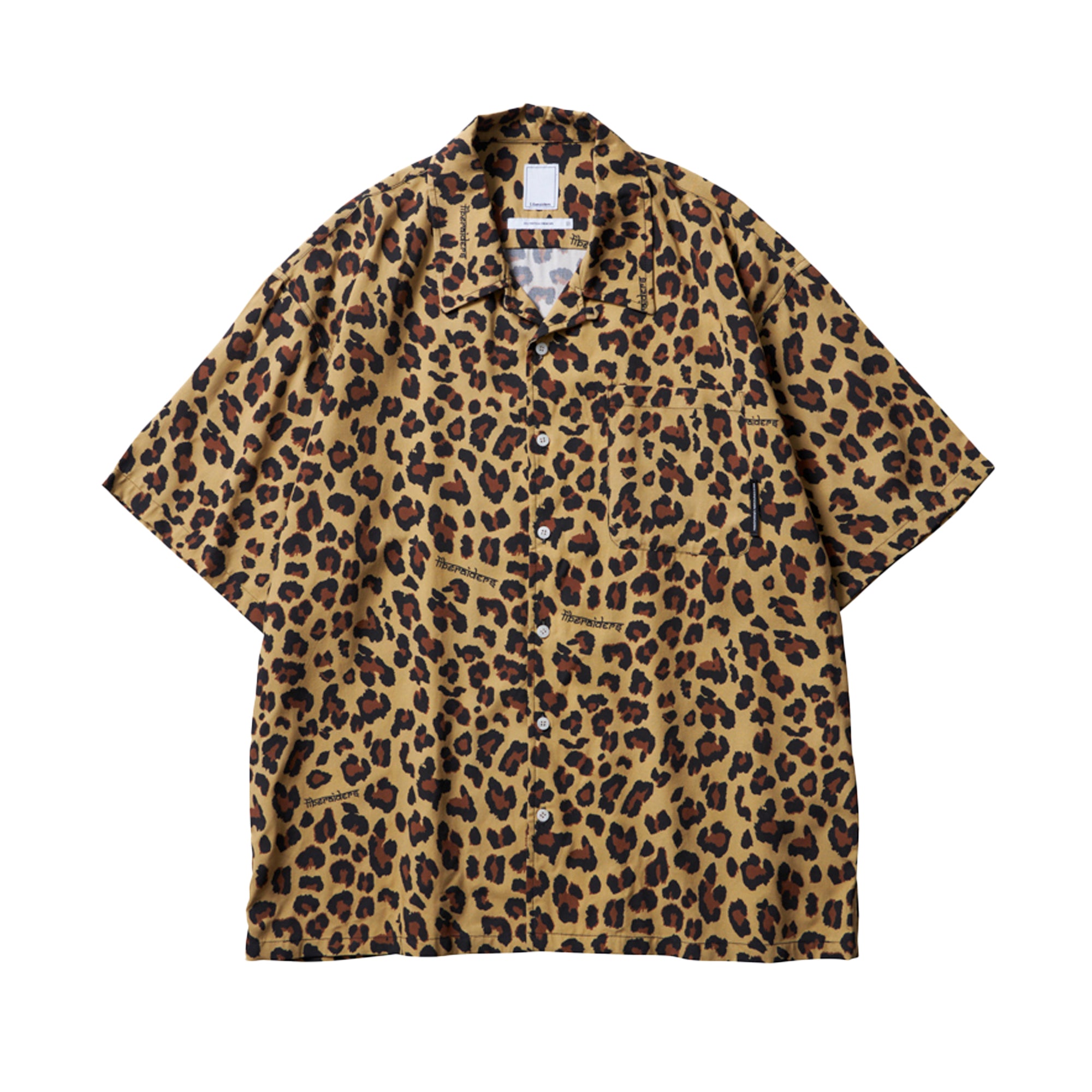Liberaiders Leopard Rayon Shirt Beige