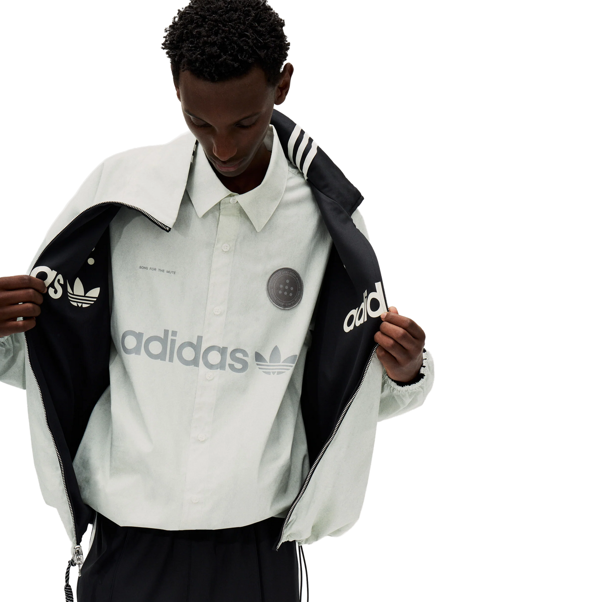 adidas x Song For The Mute ADI008 Track Top Black/Off White LF5251
