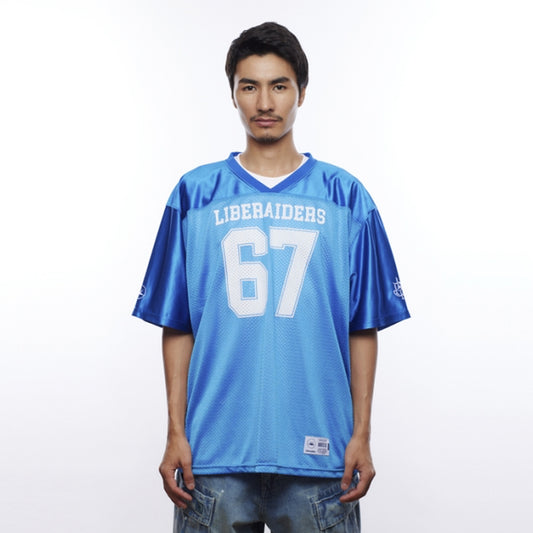 Liberaiders Football Tee Blue