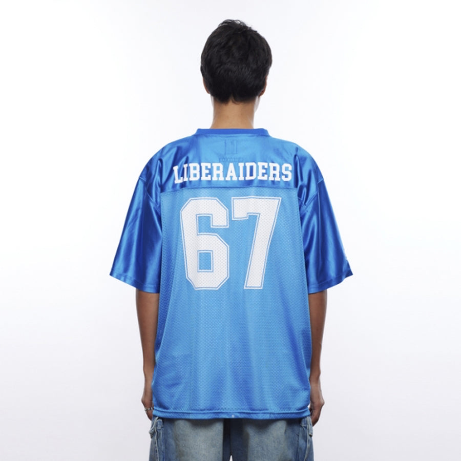 Liberaiders Football Tee Blue