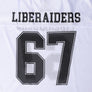 Liberaiders Football Tee White