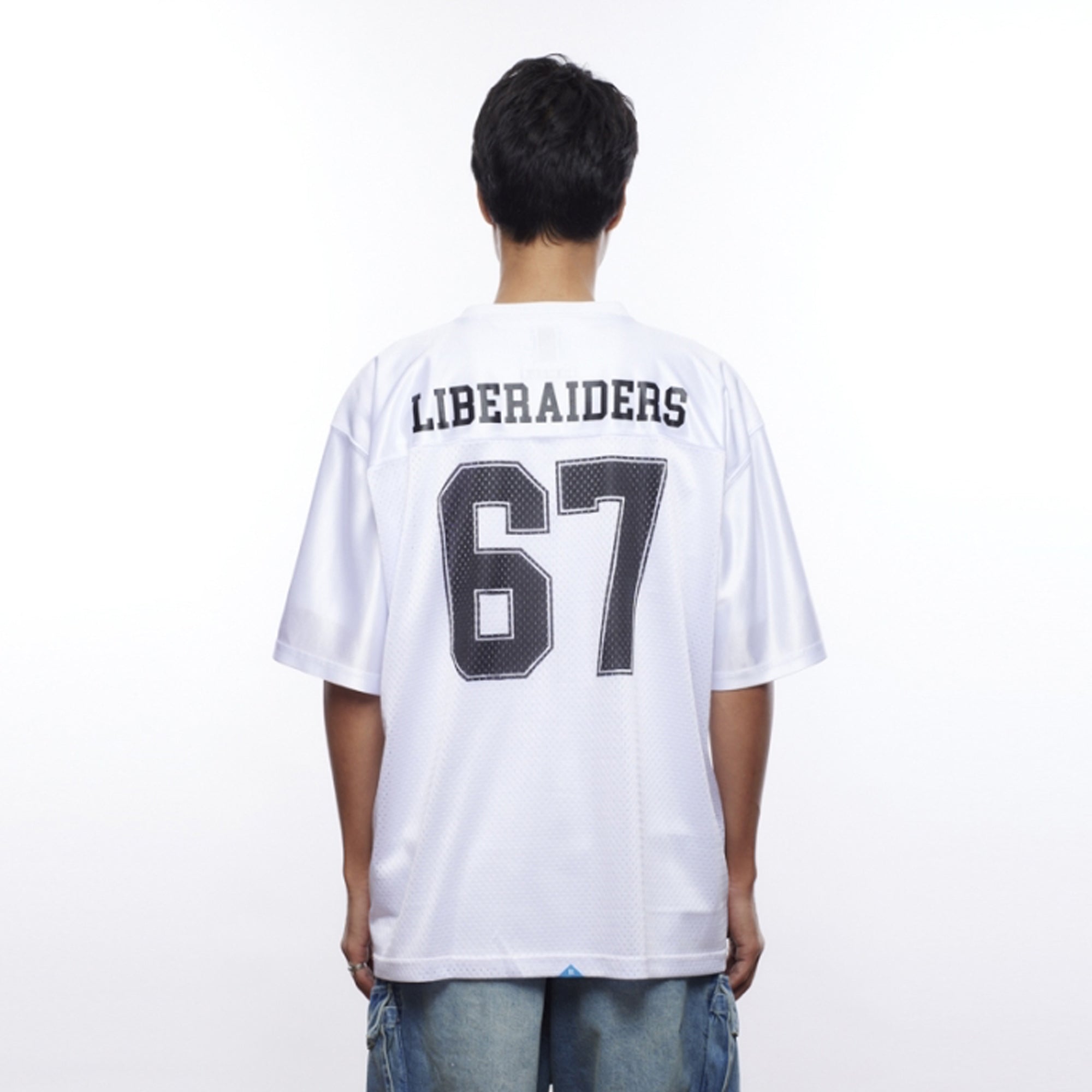 Liberaiders Football Tee White