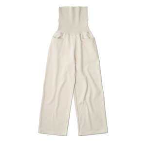 Low Classic Wide Waistband Pants Beige