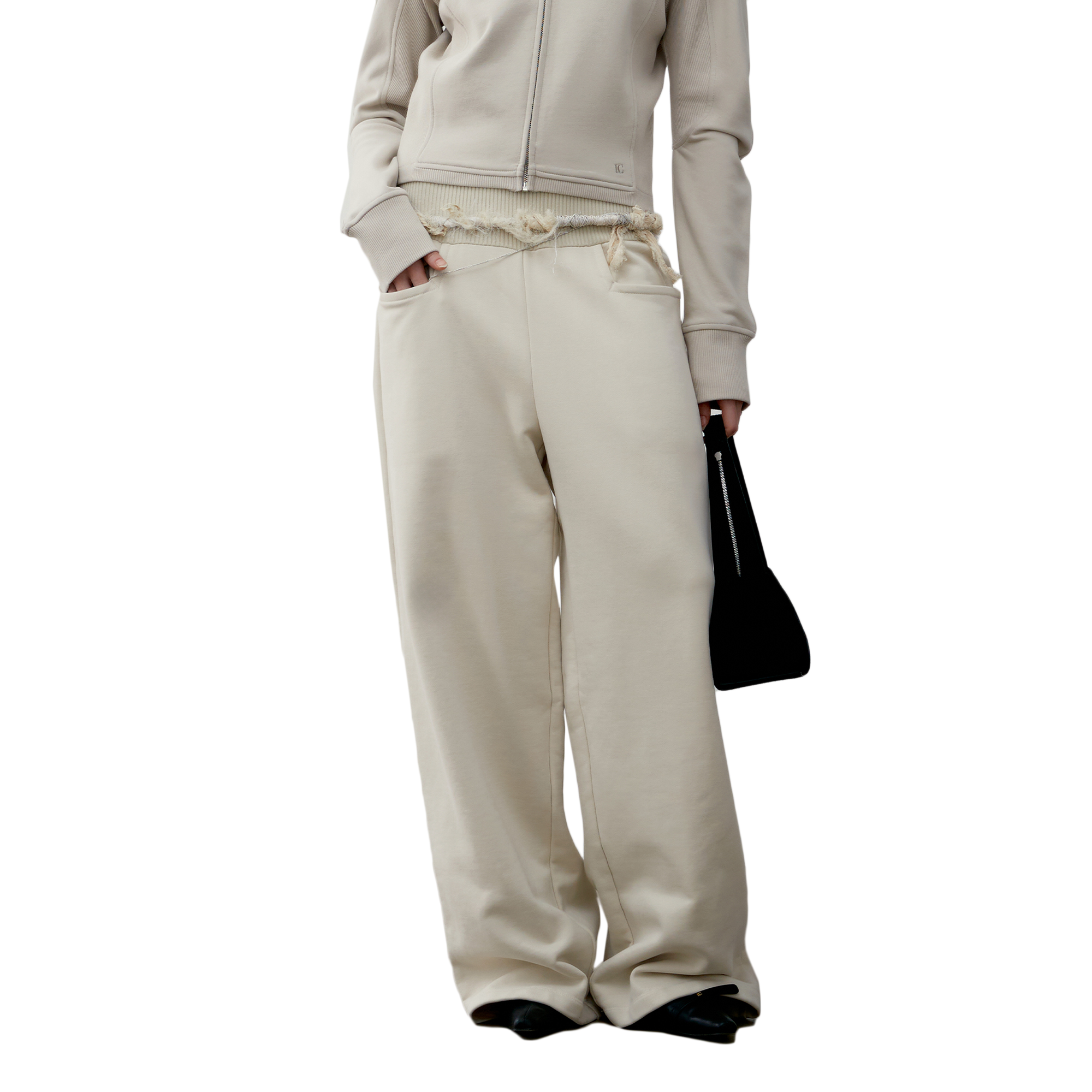Low Classic Women's Wide Waistband Pants Beige