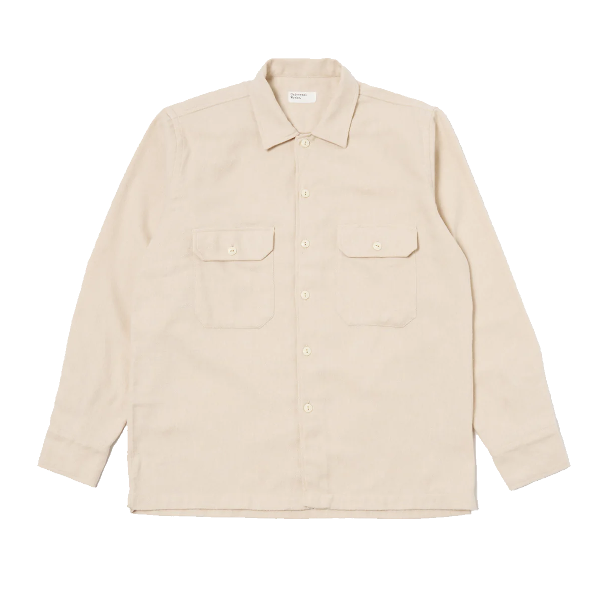 Universal Works L/S Utility Shirt Ecru