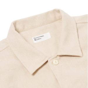 Universal Works L/S Utility Shirt Ecru