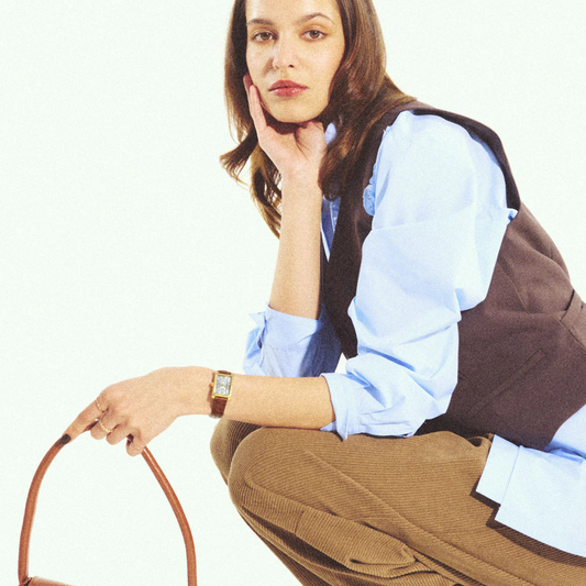 Casio Analogue Brown Leather Band LTP1234GLL-7A