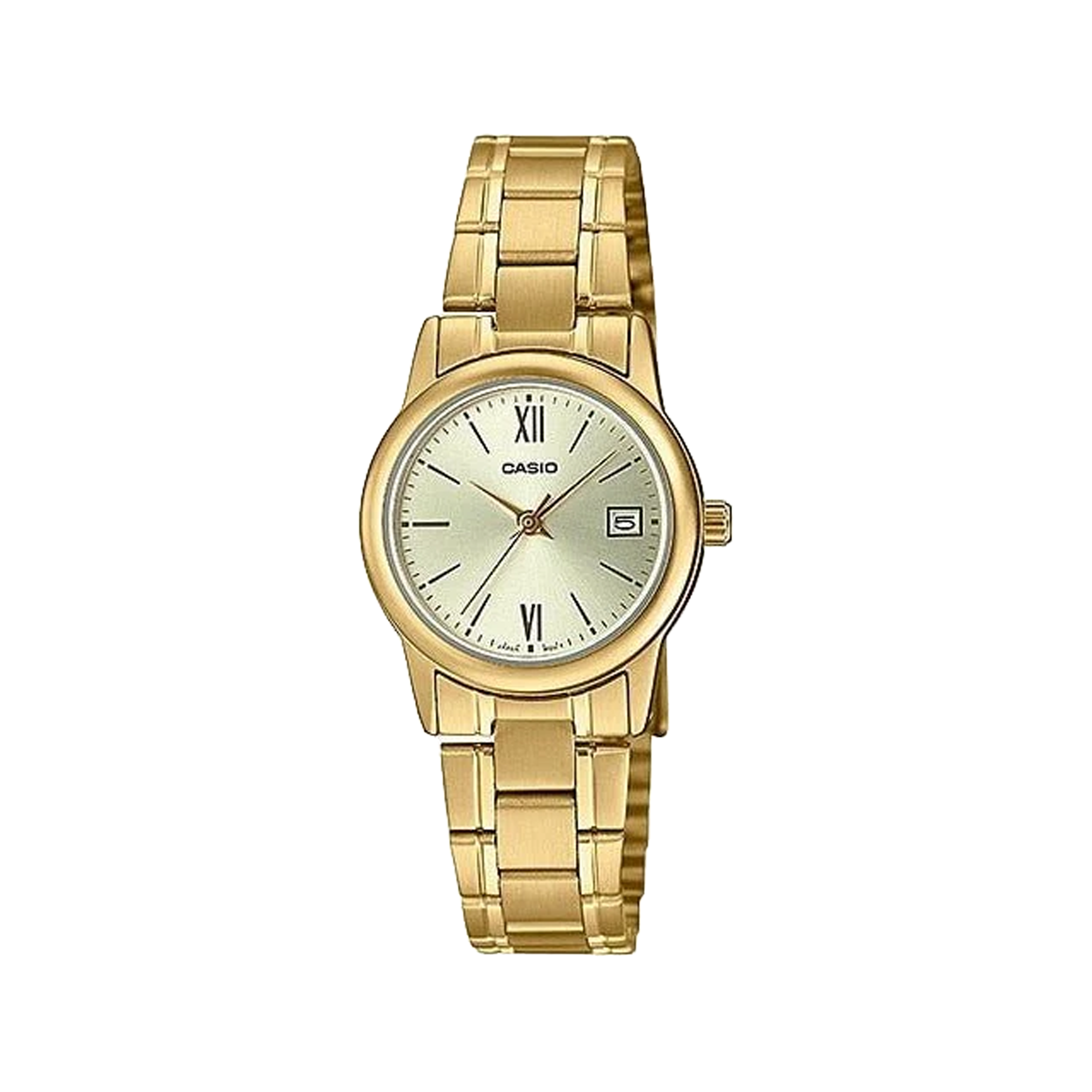 Casio Women's Analogue Mineral Glass Gold LTPV002G-9B3