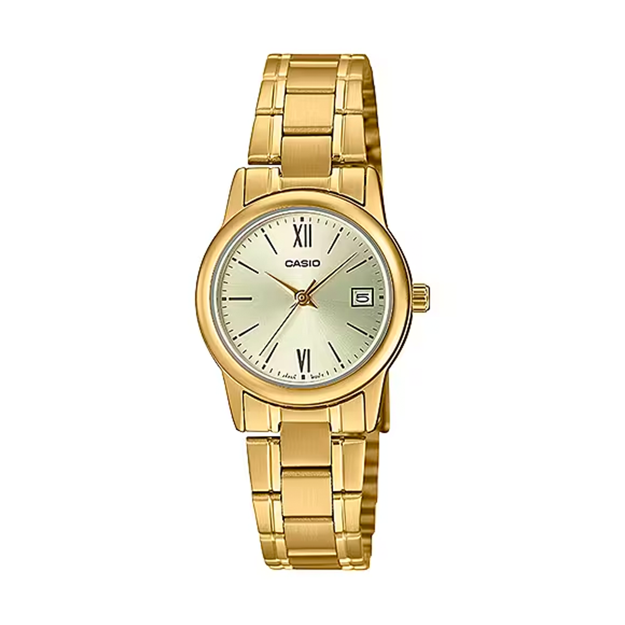 Casio Women's Analogue Mineral Glass Gold LTPV002G-9B3
