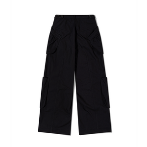 Low Classic Bubble Pocket Pants Black