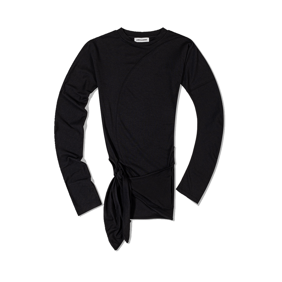 Low Classic LC Wrap T-Shirt Black