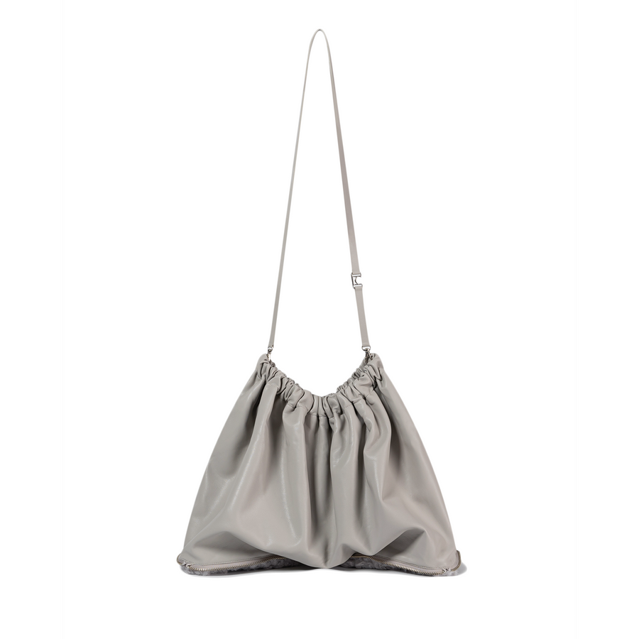 Low Classic Fur Triangle Pop-Up Bag Grey