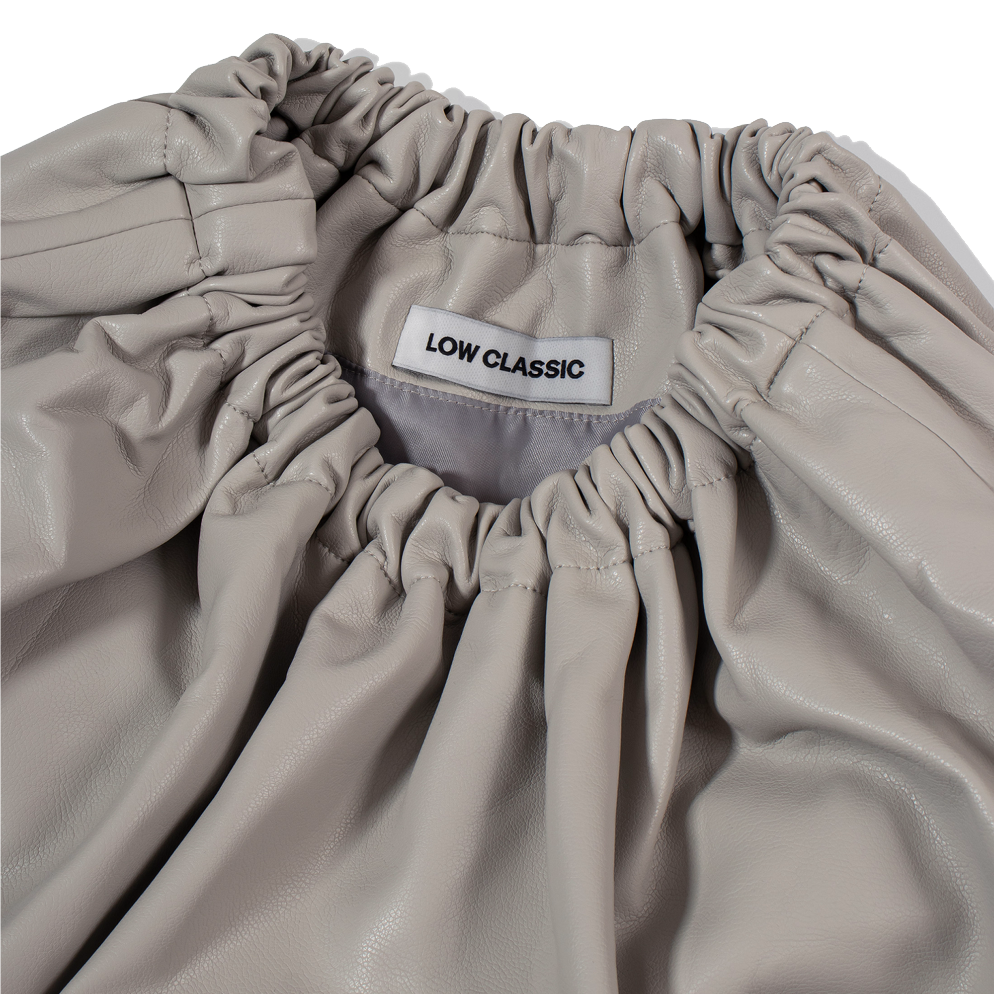 Low Classic Women's Fur Triangle Pop-Up Bag Grey