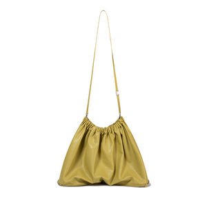 Low Classic Fur Triangle Pop-Up Bag Yellow