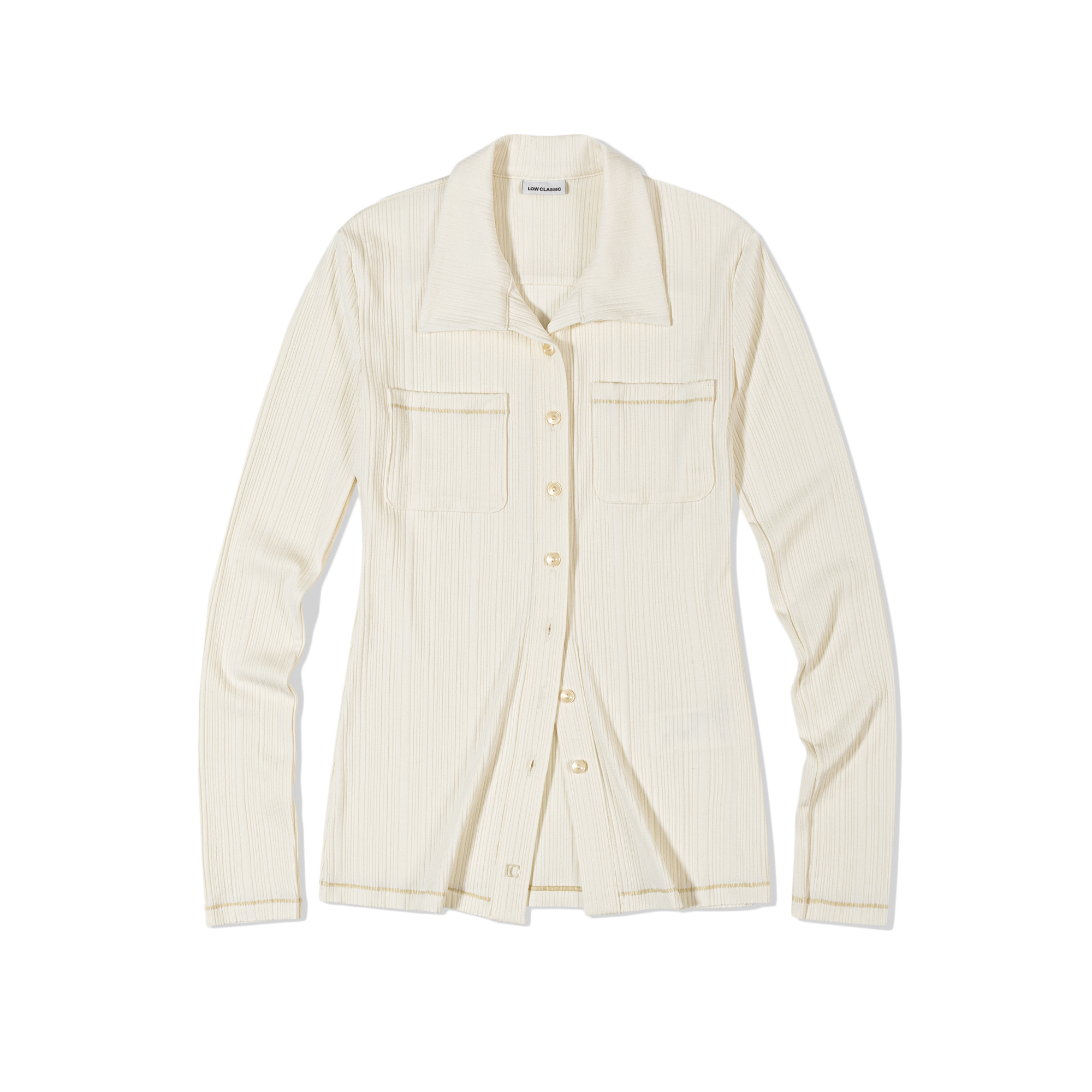 Low Classic Women's New Jersey Pocket Shirt Cream