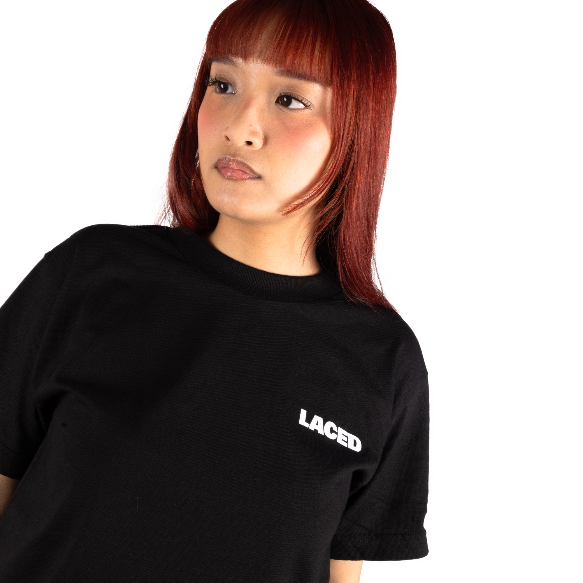 Laced Logo T-Shirt Black