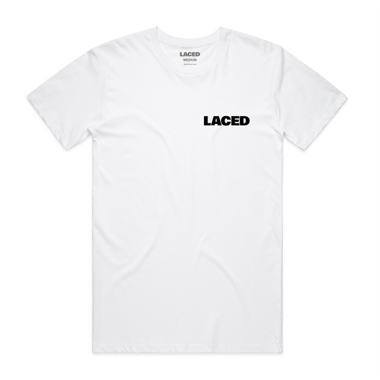 Laced Logo T-Shirt White