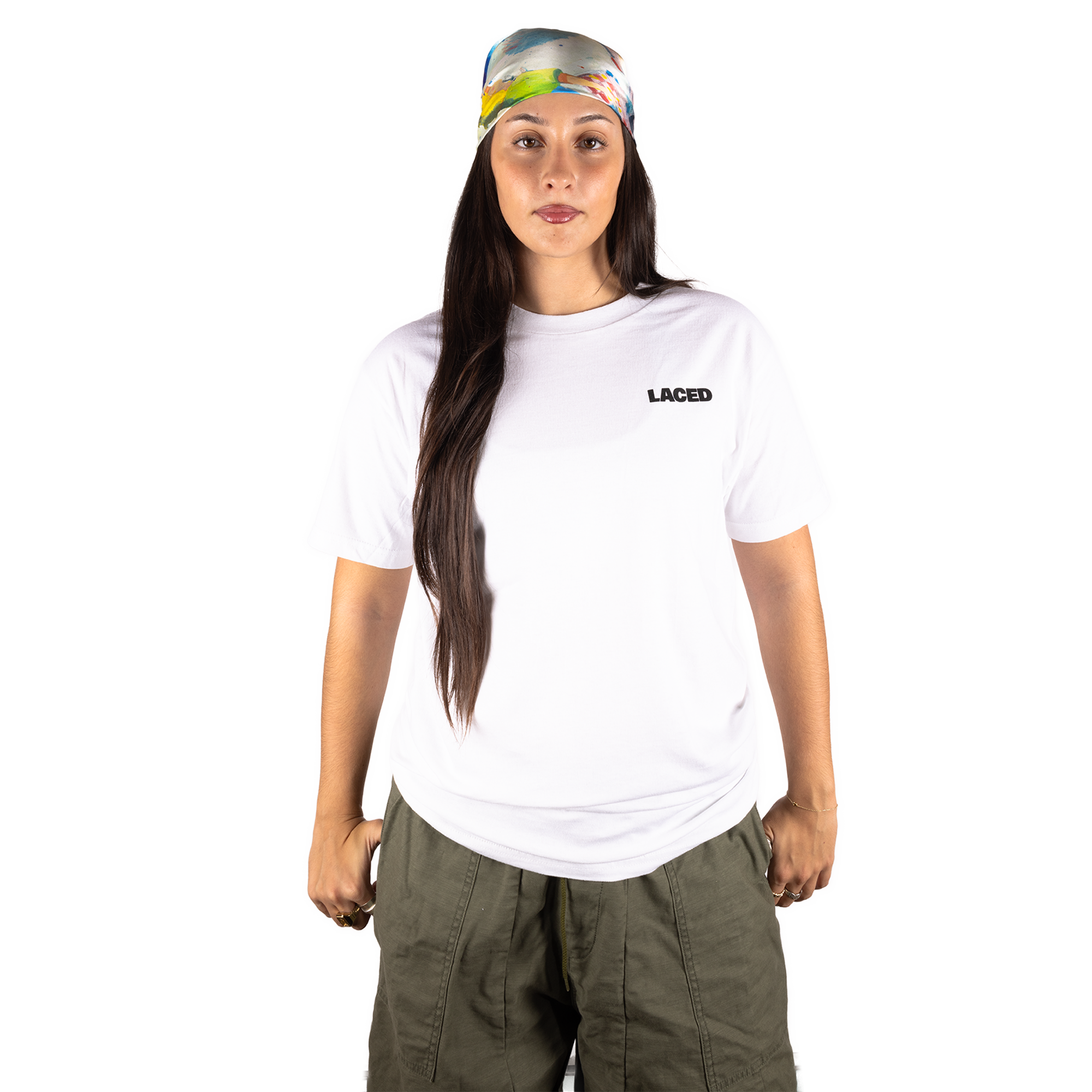 Laced Logo T-Shirt White