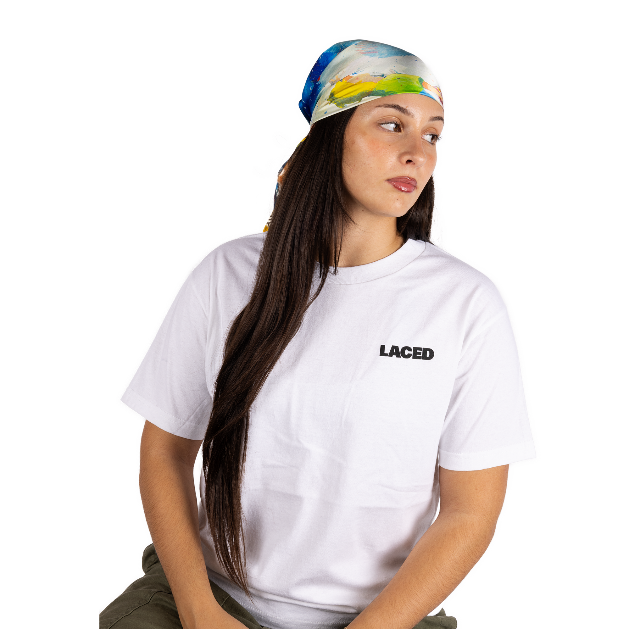 Laced Logo T-Shirt White