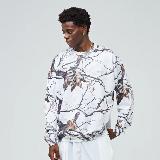 Magic Stick White Snow Camo Crew 25SS-MS1-006