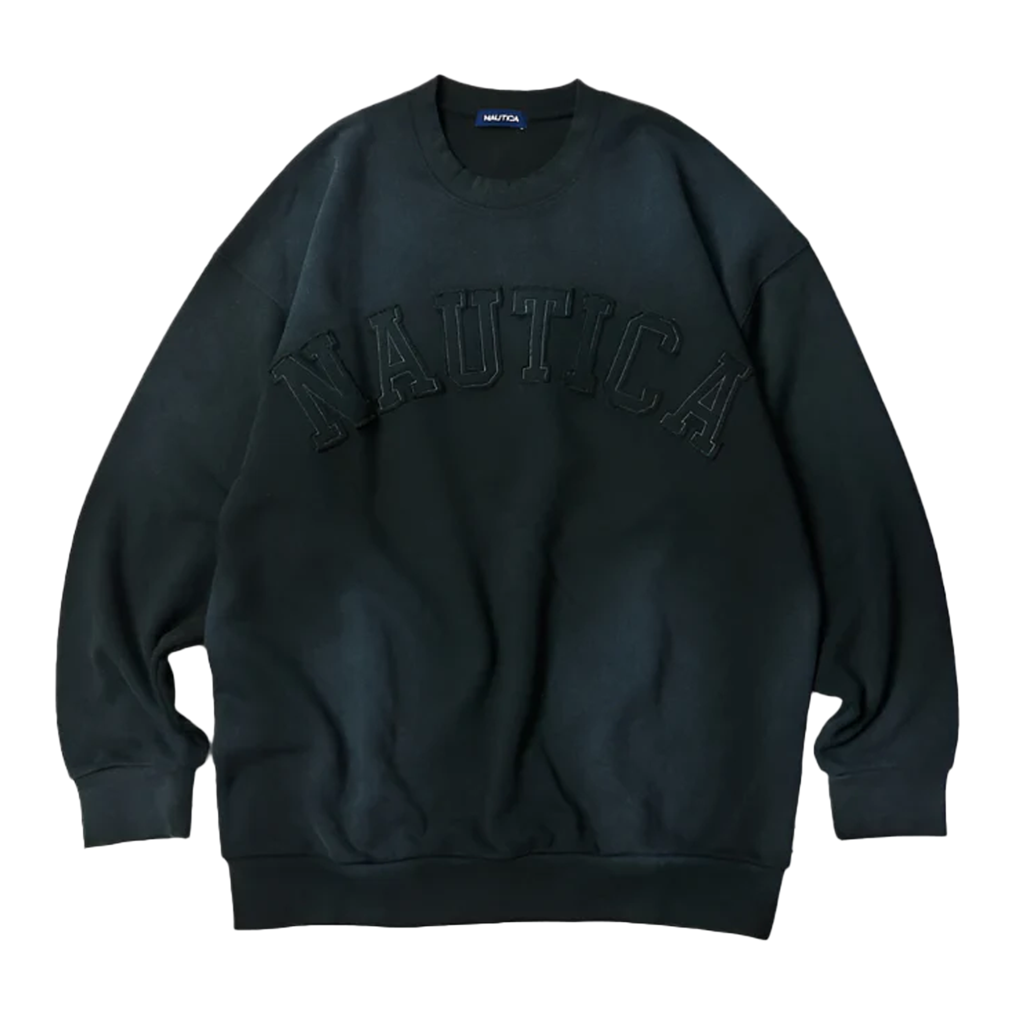 Nautica Japan Outer Material Arch Logo Sweat Charcoal