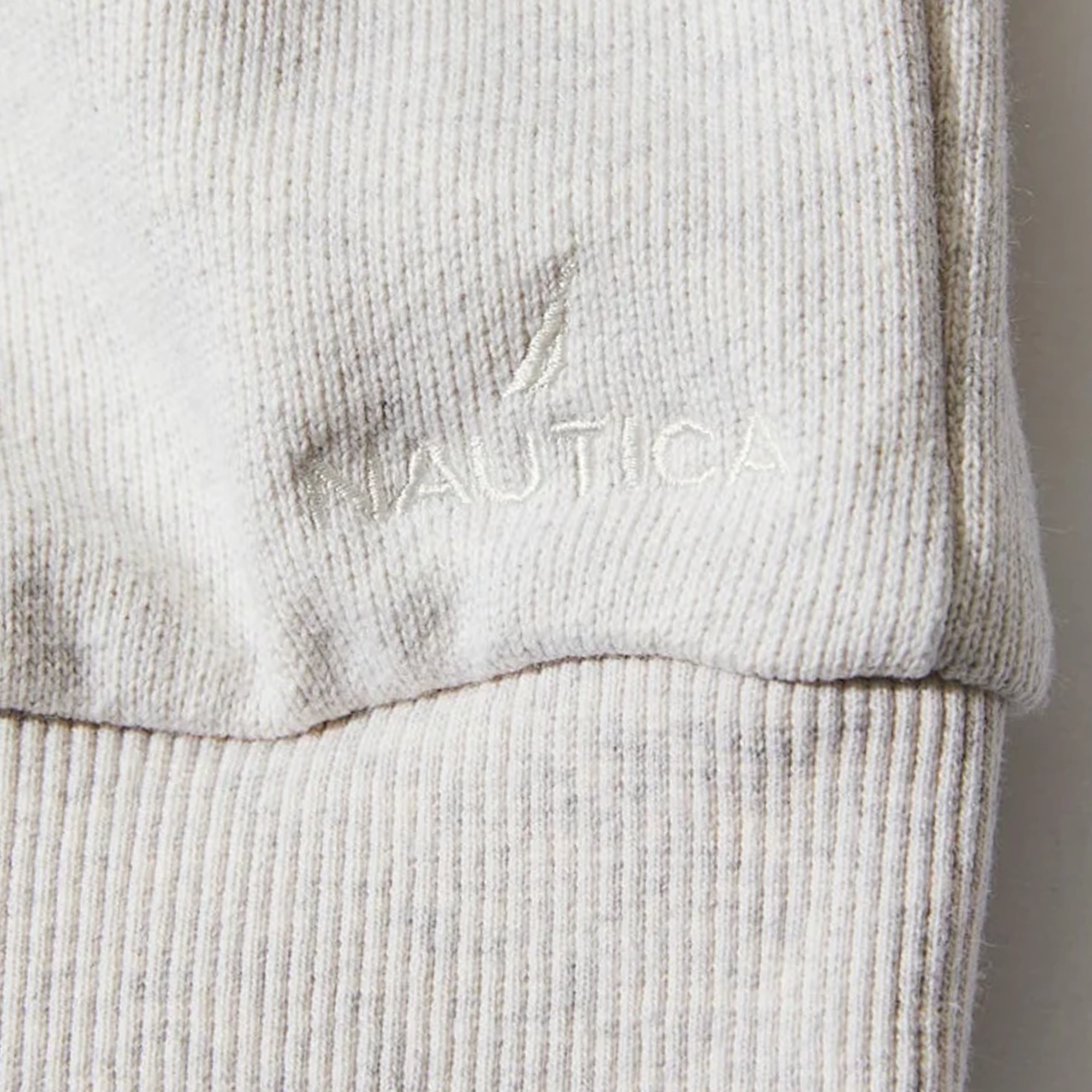 Nautica Japan Stitch Small Logo Crew Sweat Grey