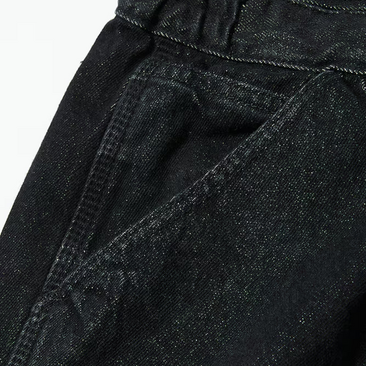 Nautica Japan Washed Double Knee Denim Pant Black