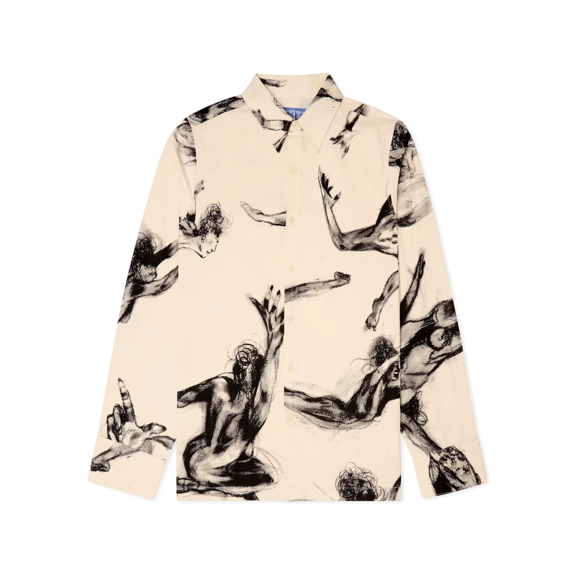 Kidsuper Trapeze Performer Button Up Cream SS25-LTP-06