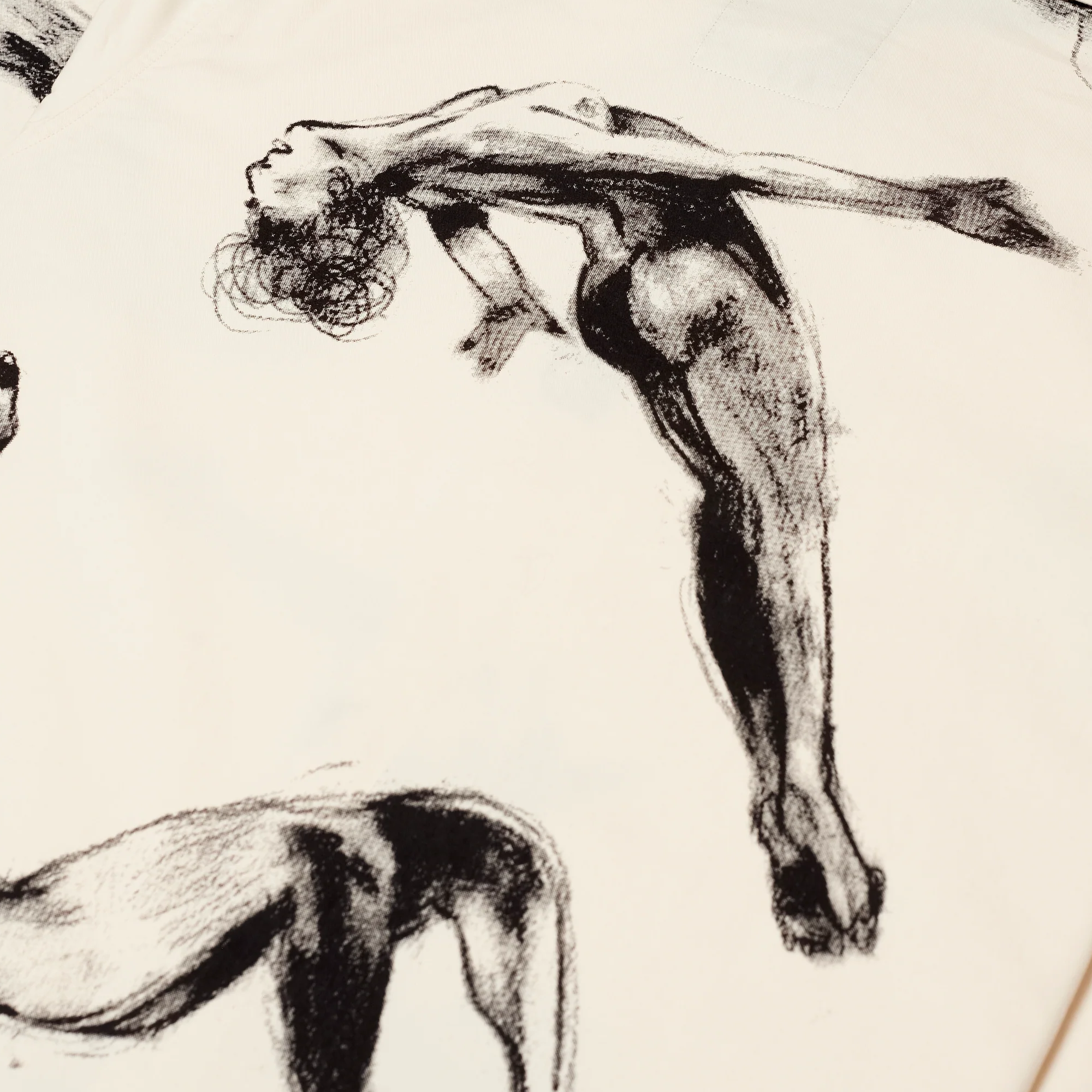 Kidsuper Trapeze Performer Button Up Cream SS25-LTP-06