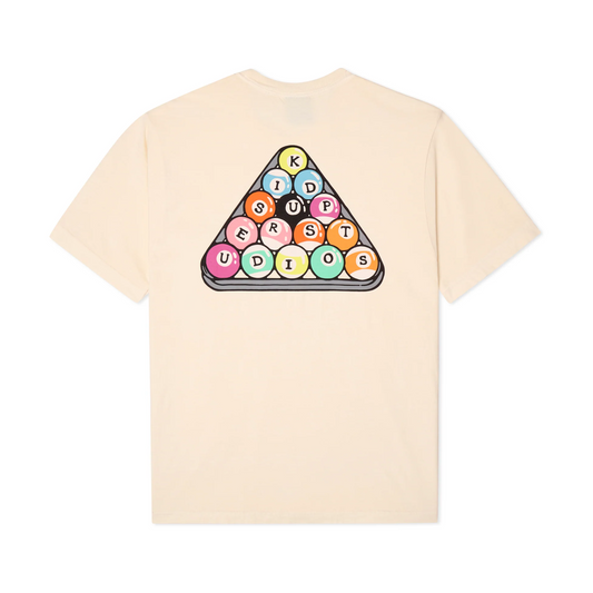 Kidsuper Billards Tee Cream  SS25-TEE-12