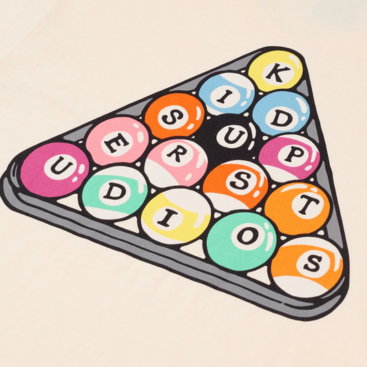 Kidsuper Billards Tee Cream  SS25-TEE-12