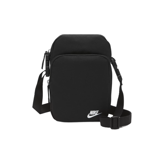 Nike Heritage Crossbody Bag (4L) Black/Black/White DB0456-010