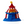Kidsuper Circus Crochet Bucket Hat Blue