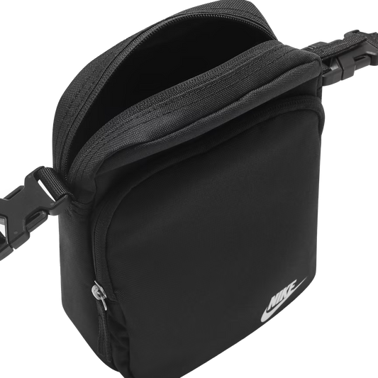 Nike Heritage Crossbody Bag (4L) Black/Black/White DB0456-010