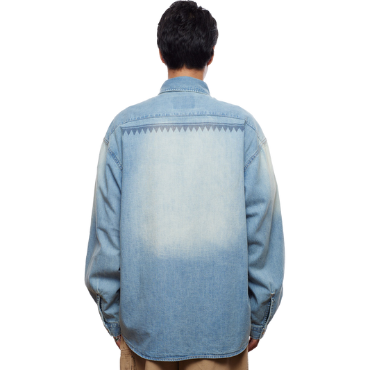 Liberaiders Tribal Denim Shirt Blue