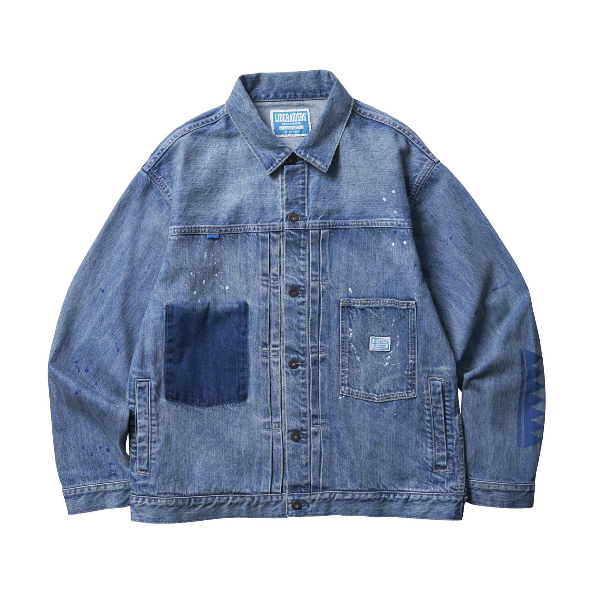 Liberaiders Tribal Denim Jacket Hard Wash