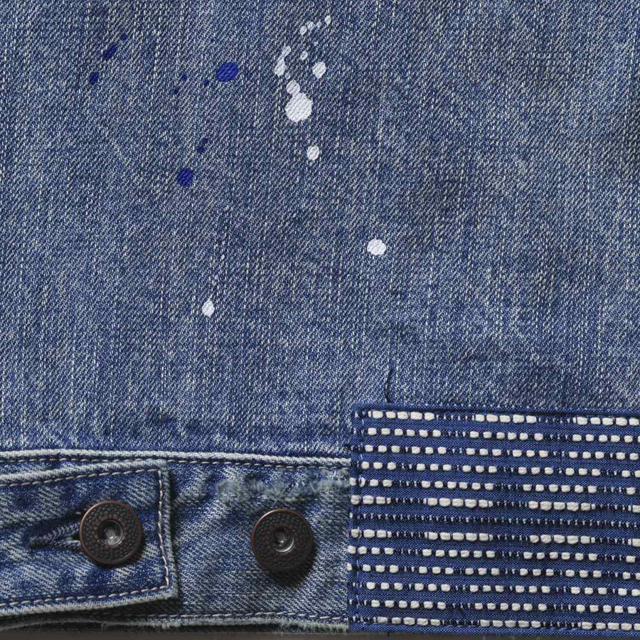 Liberaiders Tribal Denim Jacket Hard Wash