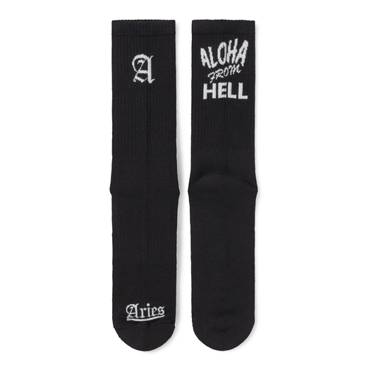 Aries Aloha From Hell Sock Black AR0004603