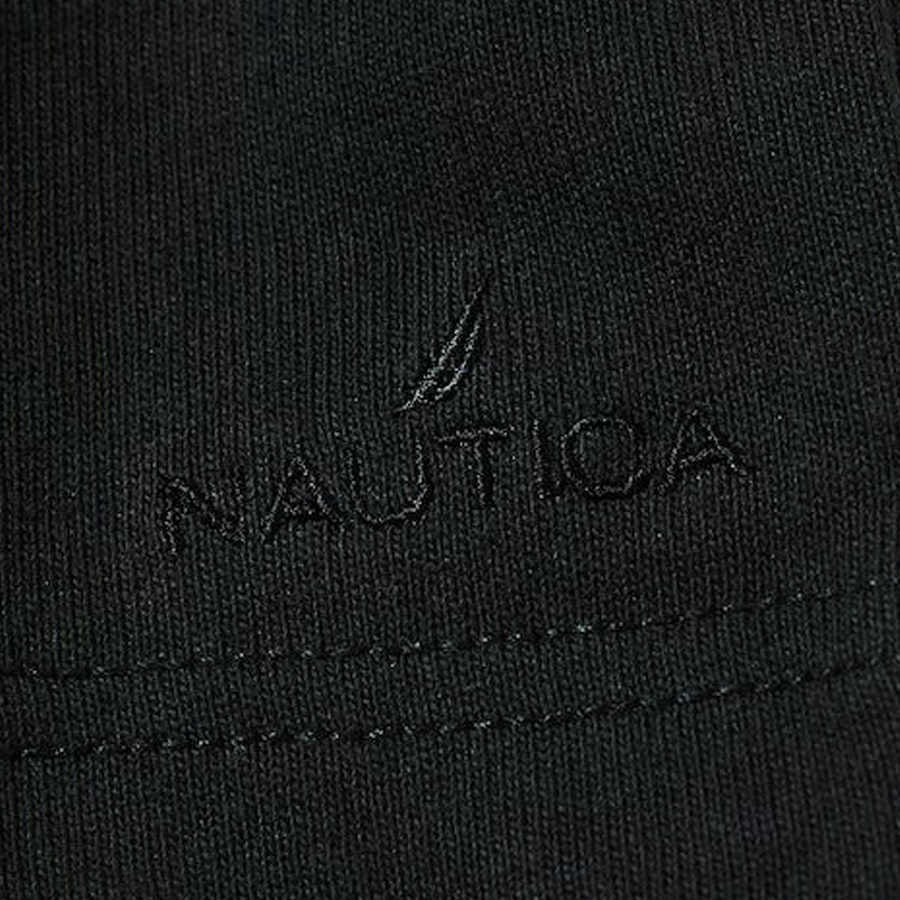 Nautica Japan Felt Logo T-Shirt Charcoal