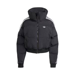 adidas Women's Adicolor Cropped Synthetic Down Puffer Black JX2970