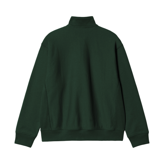 Carhartt Half Zip American Script Sweat Conifer I027014.CIXX