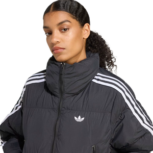 adidas Women's Adicolor Cropped Synthetic Down Puffer Black JX2970