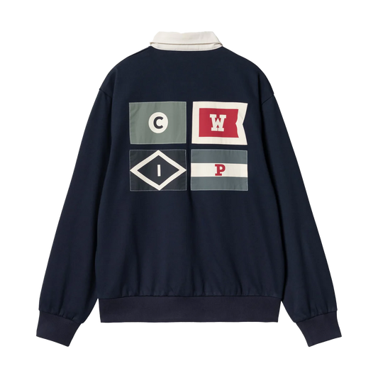 Carhartt Flags Rugby Sweat Space I034592.0AGXX