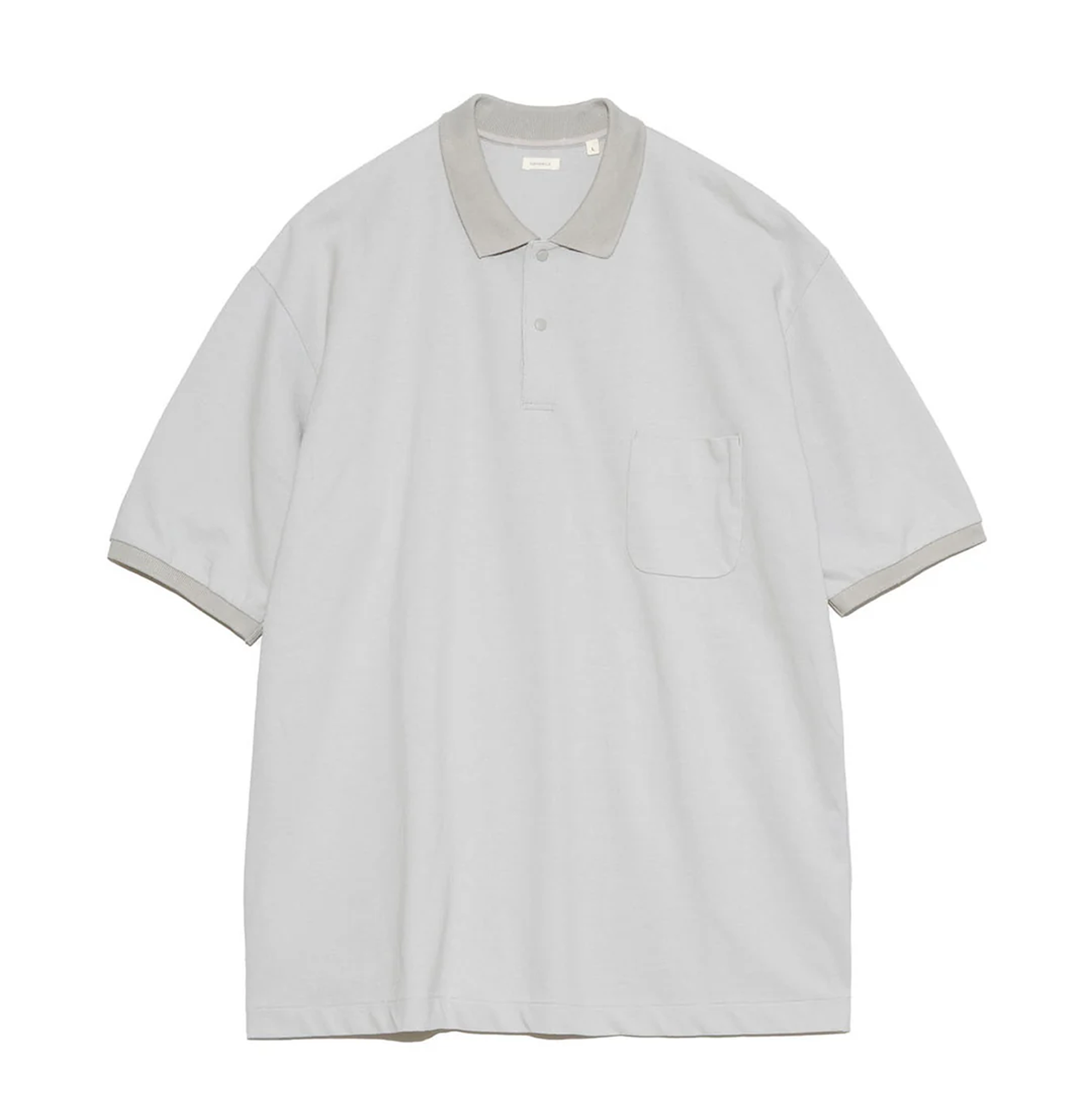 Nanamica Short Sleeve Polo Shirt Light Beige S25SG113U