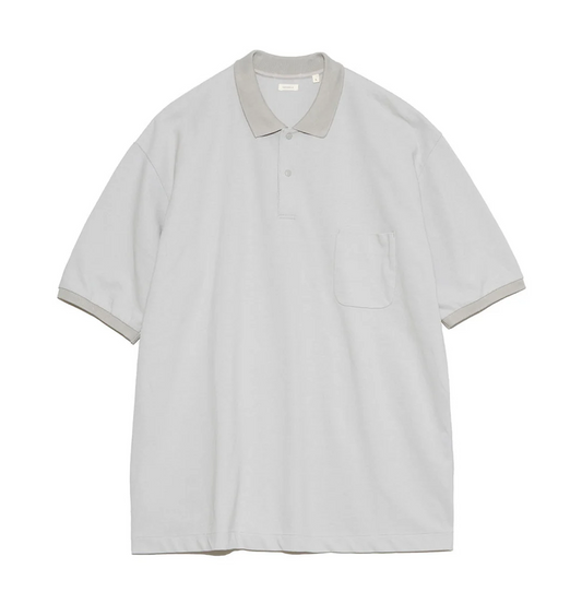 Nanamica Short Sleeve Polo Shirt Light Beige S25SG113U