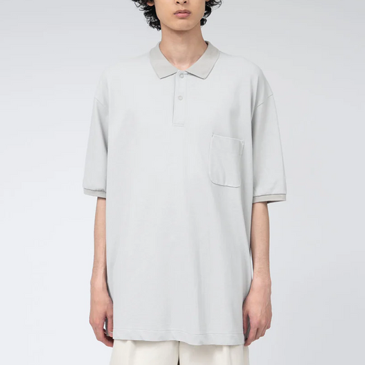 Nanamica Short Sleeve Polo Shirt Light Beige S25SG113U